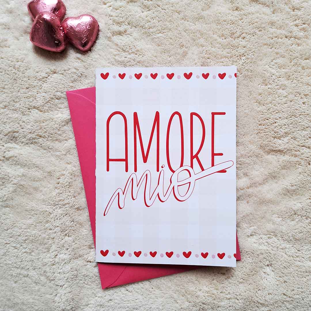 Cute Valentine's Card - Amore mio