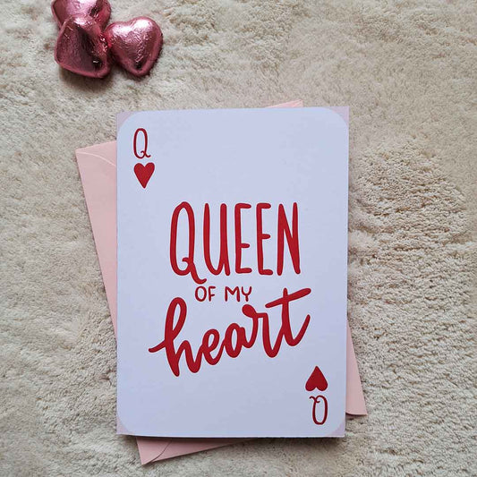 Cute Valentine's Card - King/ Queen of my heart