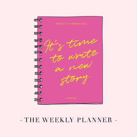 English weekly planner 2027