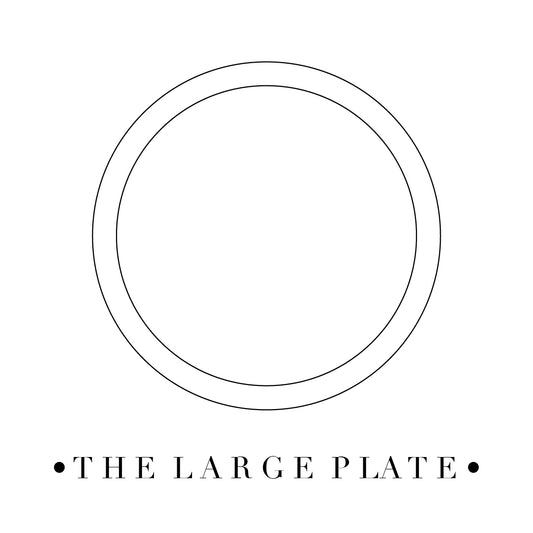 Large ceramic plate