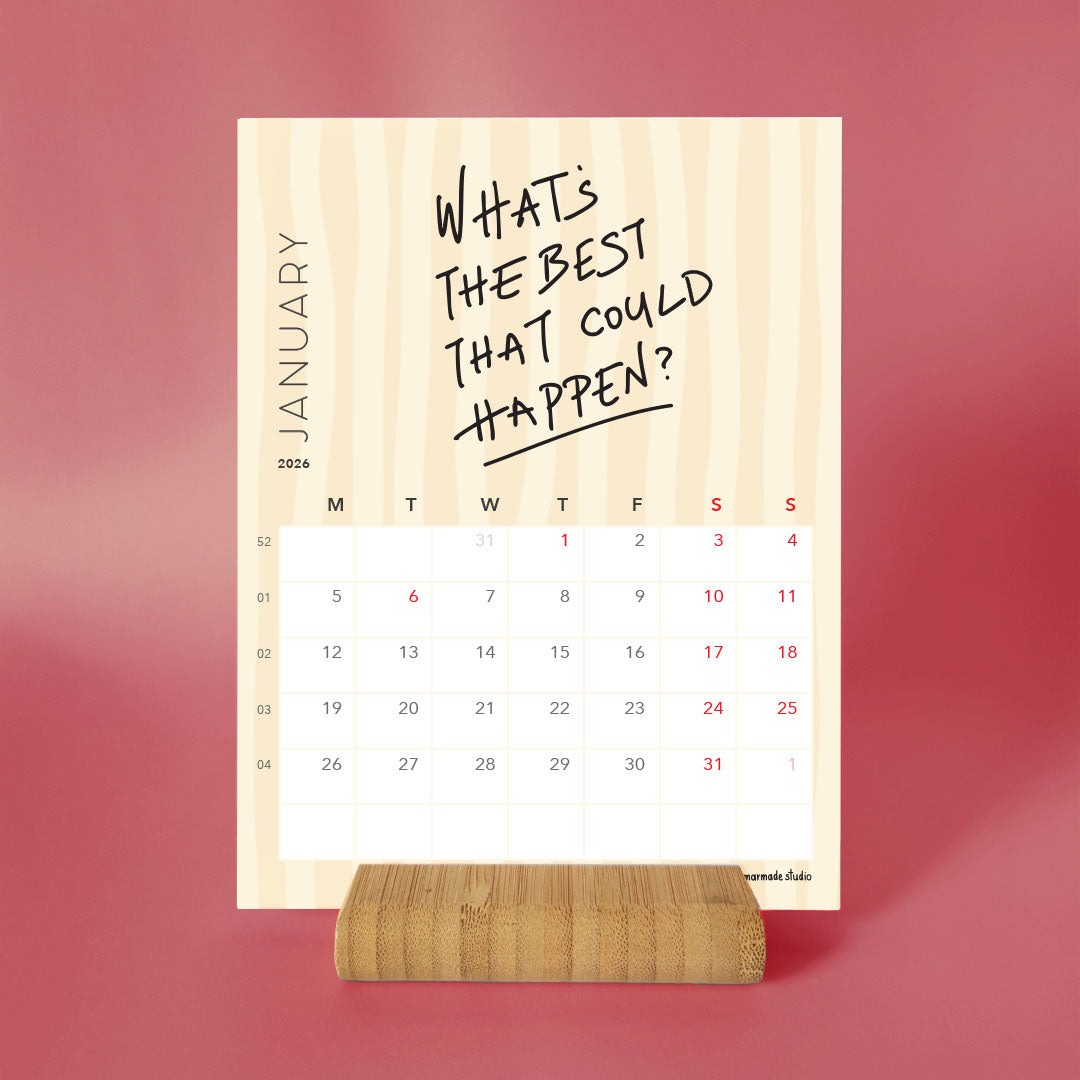 Calendar 2026 - Life is tricky baby!