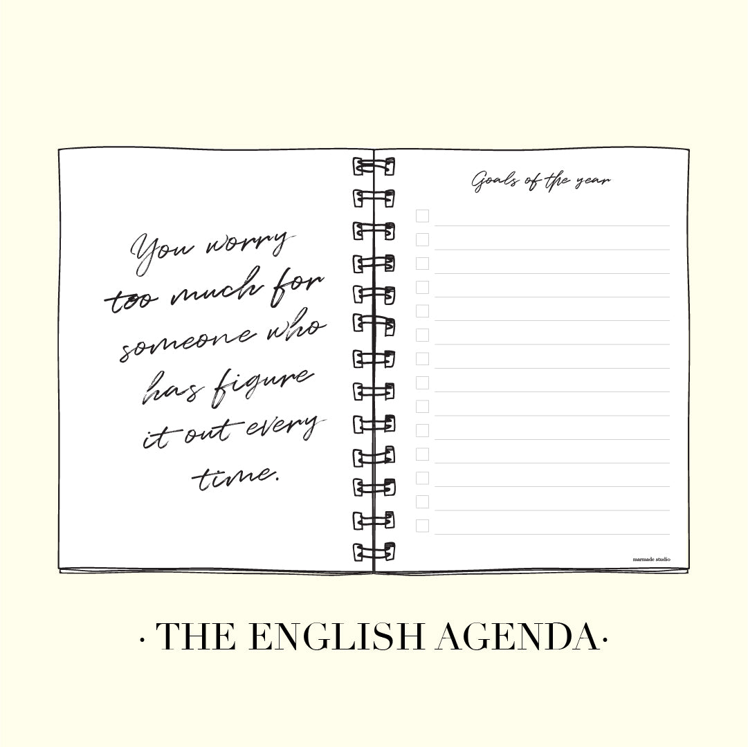 English DAILY planner 2027
