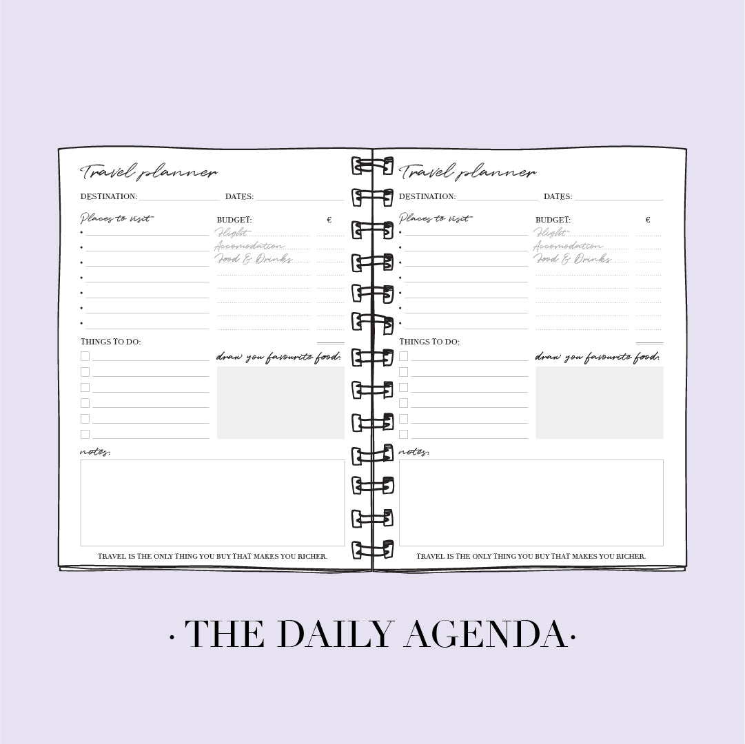 English DAILY planner 2027
