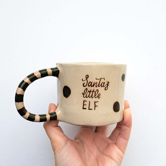 Santa's little elf Ceramic mug