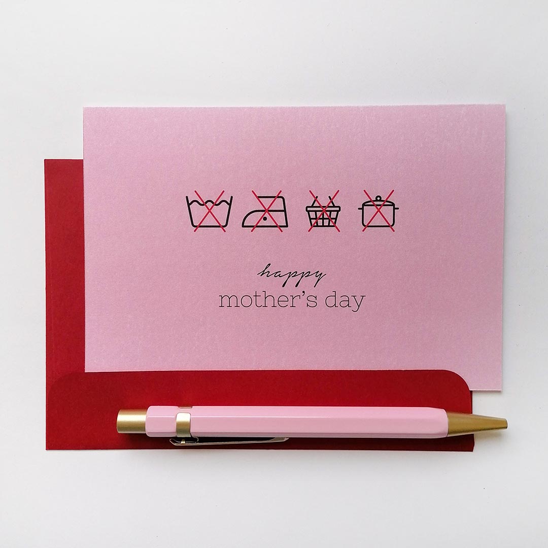 Happy mother's day Card pink